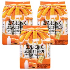 北田蒟蒻糙米捲（起士口味）5.64安士, 160g, 3袋