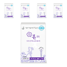 유기농본 오씨본 유기농 탐폰, 슈퍼, 12개입, 5개