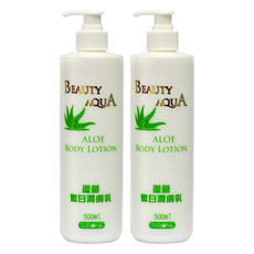 THRONE 斯儂恩 蘆薈嫩白潤膚乳, 500ml, 2瓶