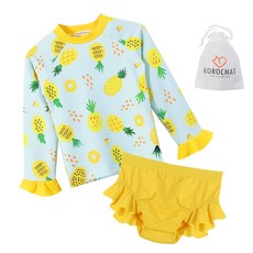 ROROCHAT 女童 PAPAKO 長袖防磨衣上下套裝