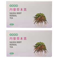 大雪山農場 丹參草本茶, 20包, 3g, 2盒