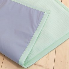 화모 3중직 거즈 앤 매쉬 신생아 프리미엄 하이포라 방수 패드, 민트, 1개