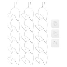 J-mill 帽子壁掛掛鉤組, 白色, 3套