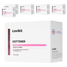 LAVIKIT Cottoner 嬰兒麝香香氛乾式衣物柔軟精, 40片, 6個