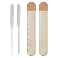 피카소 함경식 메이크업 스파츌라 미니 + 케이스 세트, 혼합색상, 2개