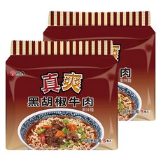維力 真爽 黑胡椒牛肉風味麵 80g, 10包