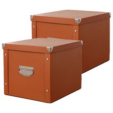 MARKET A北歐風感組裝式多功能收納箱, 棕色, 2個