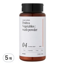 Freipoit 氧鈣果蔬洗衣粉, 200g, 5個