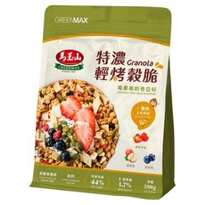 馬玉山 特濃輕烤穀脆 莓果椰奶奇亞籽, 1個, 280g