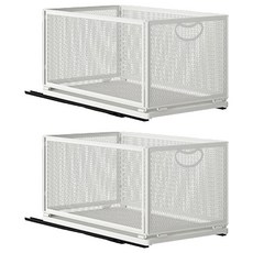 抽拉式可疊加置物架 大, 2個