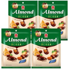 義美 杏仁巧克球 牛奶巧克力, 117g, 4袋