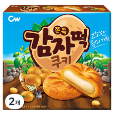 청우식품 쫀득 감자떡쿠키, 2개, 215g