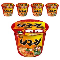 NONGSHIM 農心 碗裝浣熊香辣海鮮烏龍麵 111g, 5入