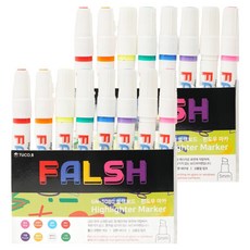 TUCO.B Flash螢光白板筆 8色, 混色, 2套