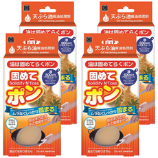 KOKUBO 小久保 廢油凝固劑 快速處理廢油 硬化殘餘物, 60g, 4盒
