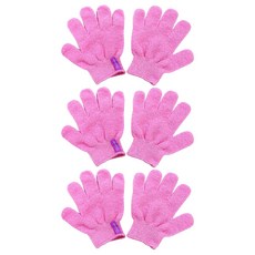 Shower Son 3J 搓澡沐浴手套 雙手組, 粉紅色, 3套, 2入