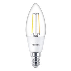 PHILIPS 飛利浦 LED護眼 仿鎢絲蠟燭燈 3W, 黃光, 1個
