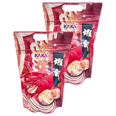 KAKA 卡卡 醬燒蝦餅 辣味 80g 2包 海鮮零食 酥脆涮嘴