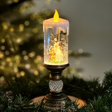 Ju and Ji 聖誕燭臺水晶球, 耶穌, 8 x 8 x 26 cm