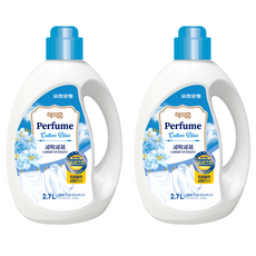 HAPPYHOME 室內晾曬去味洗衣精 一般滾筒洗衣機通用 Cotton Blue款, 2瓶, 2.7L