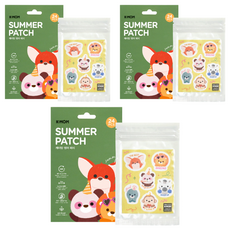 MOTHER-K K-MOM 小淘氣長效精油防蚊貼片 24入, 長效24小時驅蚊, 天然精油, 不含DEET, 3包