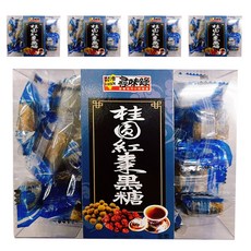 台灣尋味錄 桂圓紅棗黑糖, 10g, 20顆, 5盒