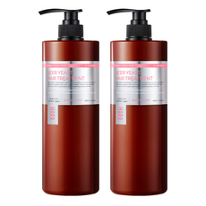 HAARAZ 啤酒酵母護髮素 爽身粉香, 2瓶, 1L