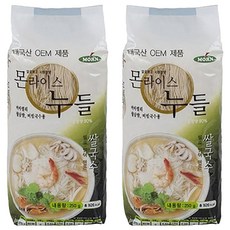 MORN 라이스누들 비빔국수용, 250g, 2개