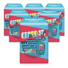 오보소 밴드형 3D핏 기저귀 남녀공용 소형 (5~7kg), 소형(S), 192매