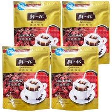 鮮一杯 瓜地馬拉濾掛咖啡 中焙 花香奶油紅茶焦糖風味, 11g, 12包, 4袋