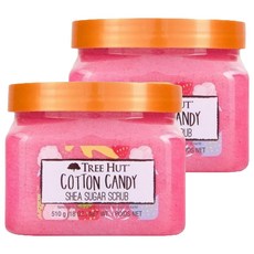 TREE HUT 乳木果油糖磨砂膏 棉花糖香, 2個, 510g