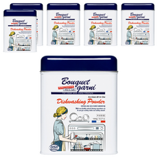 부케가르니 에코 그린 식기세척기 세제 파우더형, 1kg, 6개