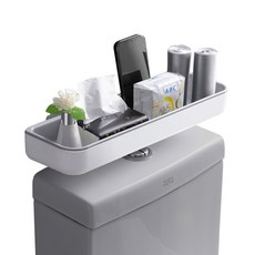 efactory Judy N 黏貼式浴室廁所置物架, 1個, 單一顏色