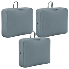 抗皺旅行衣物收納壓縮袋 Set 3個, 40% 縮減體積, 滌綸記憶布, 40cmX30cmX18cm