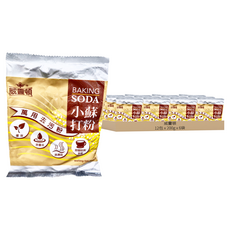 威靈頓 小蘇打粉, 200g, 萬用去汙粉, 環保, 除重油, 除異味, 除咖啡與茶垢, 6袋