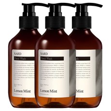 나드 핸드워시 레몬민트, 280ml, 3개