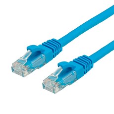 Bravo-U Cat6超高速傳輸網路線, 20M, RJ45接頭, PVC外被材質, 藍色, 1條