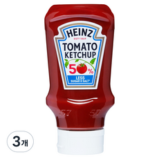 HEINZ 亨氏 50%減糖減鹽番茄醬, 435g, 3個