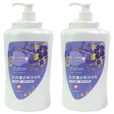 夏日情懷 天然薰衣草沐浴乳 溫和不刺激, 2L, 2瓶