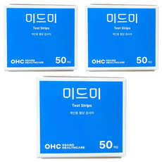 미드미 혈당시험지, 3개, 50매입