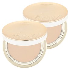 THE FACE SHOP 菲詩小舖 FMGT黃金膠原蛋白安瓶粉餅, 201 Apricot Beige, 2個