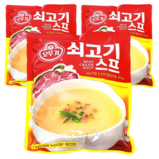 오뚜기 쇠고기 스프, 1kg, 3개