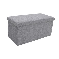 化妝台沙發收納輔助椅凳, 灰色的