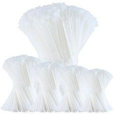 O-ON 束線帶 5種 x 100入 組, 白色, 1套