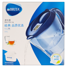BRITA 濾水壺 附濾心 Marella XL-BPWU 藍色, 1個