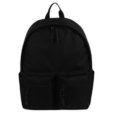 SHOOPEN 基本款雙口袋後背包 標準型, 黑色