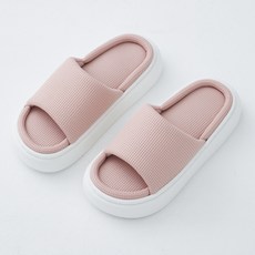BASE ALPHA ESSENTIALS 防樓層噪音 柔軟室內拖鞋, 粉紅色, 225~230mm