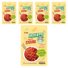 새미네부엌 부들촉촉 진미채양념, 120g, 5개