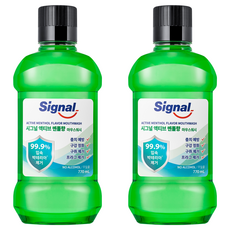 英國 Signal Active 漱口水 薄荷香, 770ml, 2個