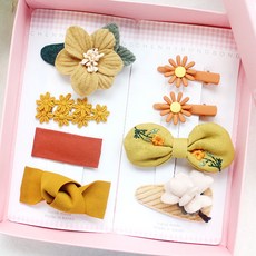 韓國優雅花朵造型髮夾組